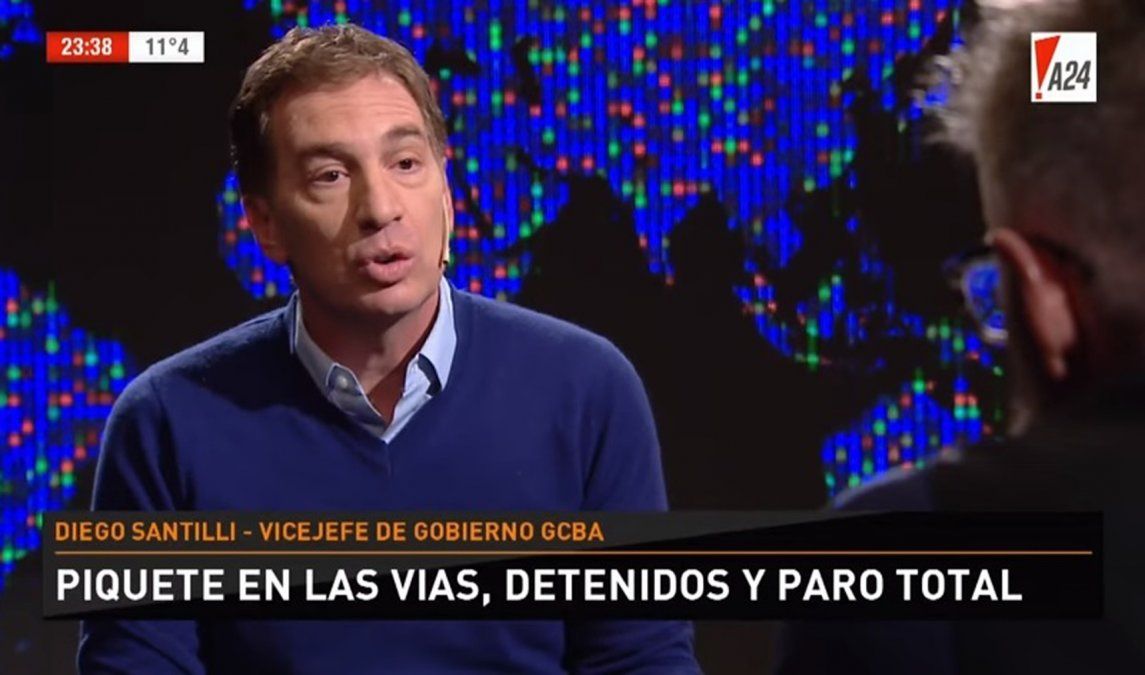 Diego Santilli, sobre el paro de subte: No aceptamos ningún exceso, hay que respetar las normas