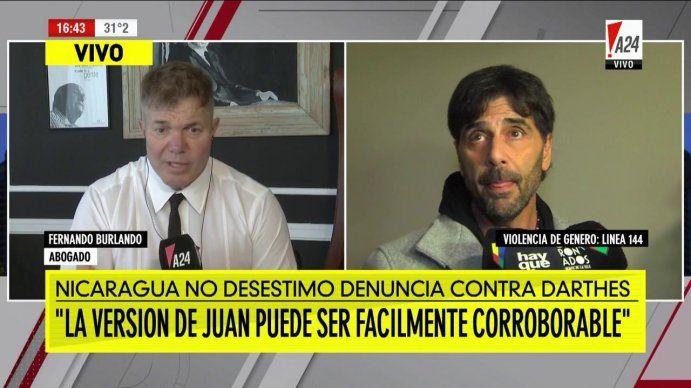Hoy le creo a Darthés: la defensa de Fernando Burlando para su ¿ex? representado