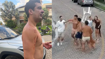 Escándalo: se difundió el video de la terrible pelea del futbolista argentino Eros Mancuso con un vecino