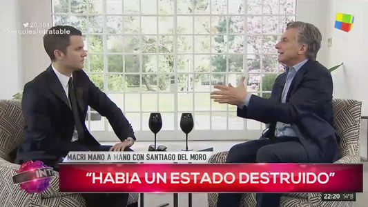 Macri: Cristina Kirchner tiene un problema psicológico, debe creer que todavía tiene el mando