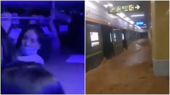 Muerte en el subte: el video de los pasajeros atrapados por las inundaciones en China