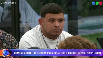 Brian se pasó de la raya y recibió una severa sanción en Gran Hermano 2024