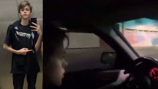 Se filtró un video de Felipe Fort en plena clase de manejo: lo retan por ir rápido