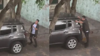 Impactante video: así disparaba al aire el policía que hirió a un vecino en Villa Crespo