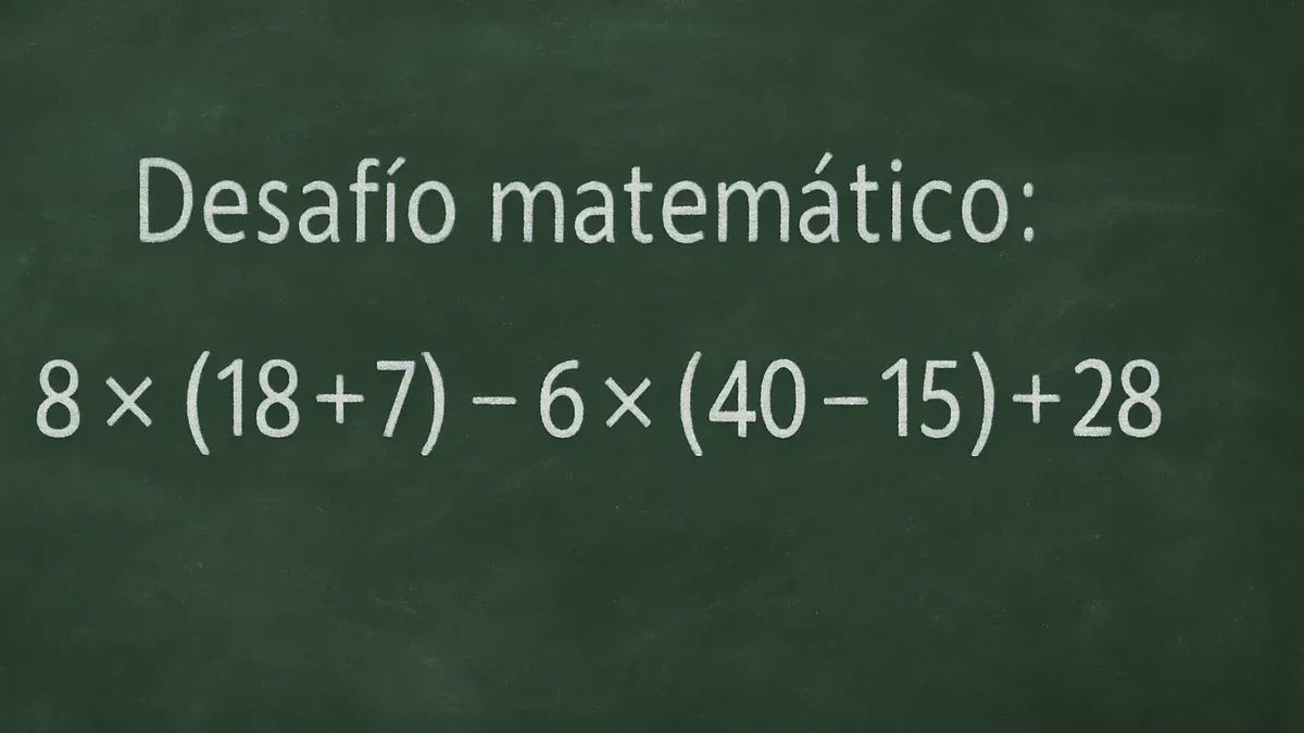 La regla esencial para resolver este desafío matemático es conocido como PEMDAS (por sus siglas en inglés) o jerarquía de operaciones.