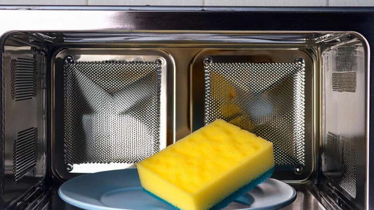 Calentar la esponja dentro del microondas: por qué recomiendan hacerlo y qué previene