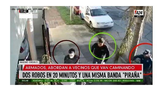 Intensa búsqueda de una banda dedicada a robos “piraña”
