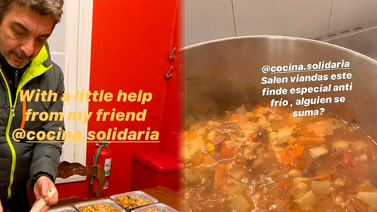Gran gesto solidario de Ricardo Darín con las personas en situación de calle