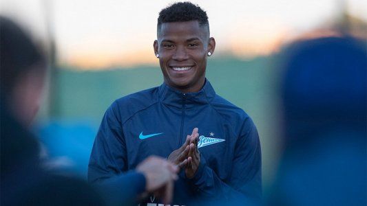 Wilmar Barrios fue presentado en el Zenit y tuvo su primer entrenamiento