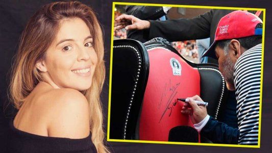 La insólita cruzada de Dalma Maradona para conseguir el sillón que usó Diego en Rosario