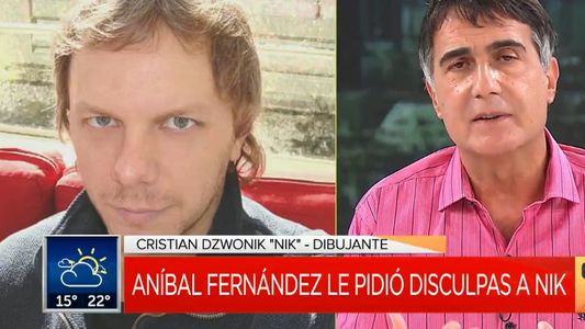 Nik sobre el tuit de Aníbal Fernández: Mis hijas sintieron más miedo que yo