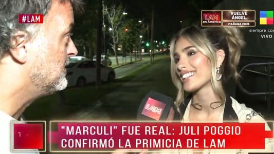 Julieta Poggio dio detalles de lo que fue su relación con Marcos Ginocchio: Una experiencia especial