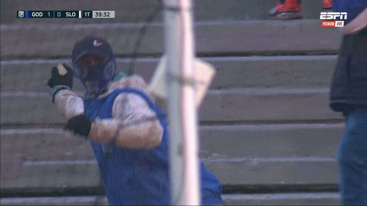 Uno de los agresores. (Foto: caputa ESPN)