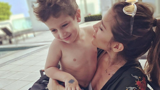 Jimena Barón se reencontró con su hijo Morrison tras el viaje a China