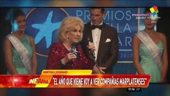 ¿Qué le gritaron a Mirtha Legrand en su premiación en los Estrella de Mar?