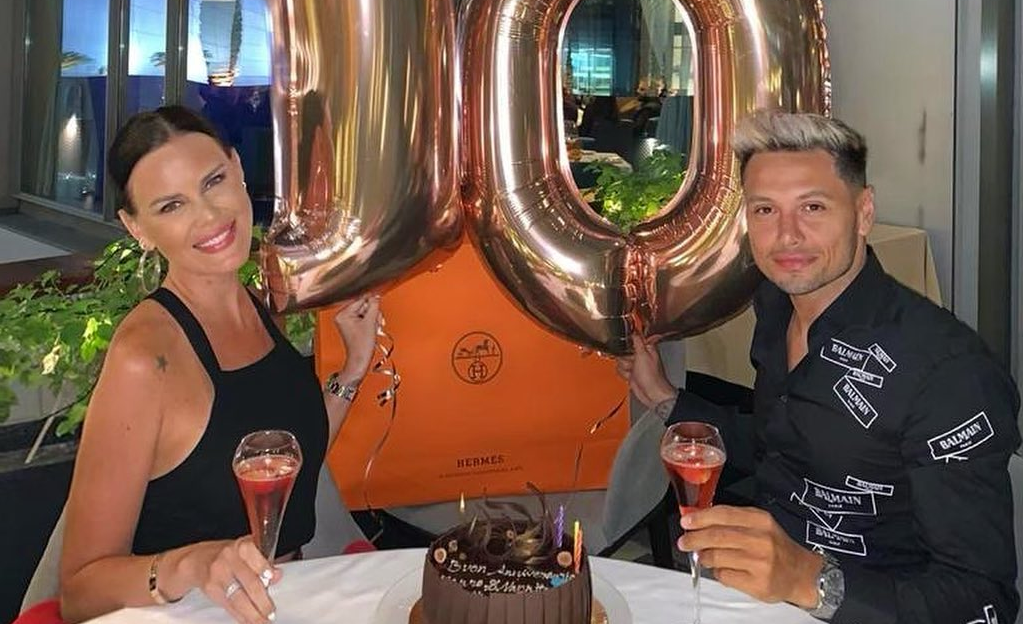 ¡Festejo en Dubái! 10 años de amor para Natalie Weber y Mauro Zárate