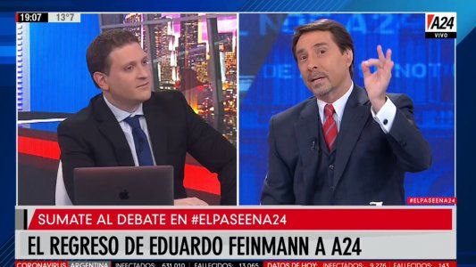 Feimann volvió a la tele y le hizo la cruz a la vecina del tercer piso: ¡El día que me la cruce en el ascensor!
