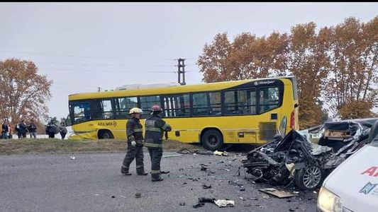 Accidente en Campo de Mayo: chocó con un colectivo a 150km/h y terminó muerto
