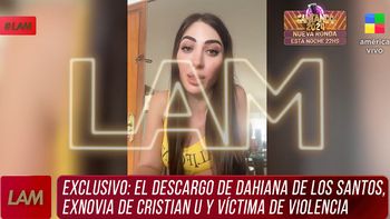 el descargo de la exnovia de cristian u tras denunciarlo por violencia de genero: fue en...