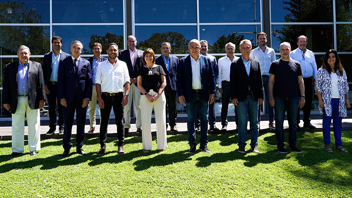 La foto que se sacaron los referentes de Juntos por el Cambio
