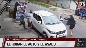 Isidro Casanovas: así les roban auto, el asado y les gatillan. (Captura de Tv) Isidro Casanovas: así les roban auto, el asado y les gatillan. (Captura de Tv)