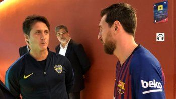 Así reaccionó Lionel Messi ante el aliento de los hinchas de Boca