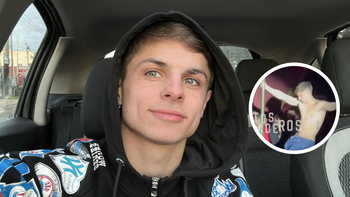 Las increíbles imágenes de Franco Zunino de Gran Hermano como streeper en la noche de Gualeguaychú