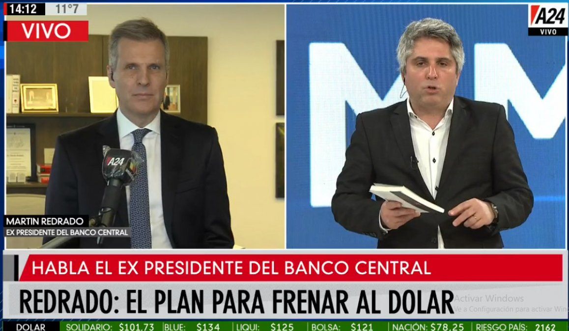 Redrado: Hay que tomar medidas para aumentar la cantidad de dólares