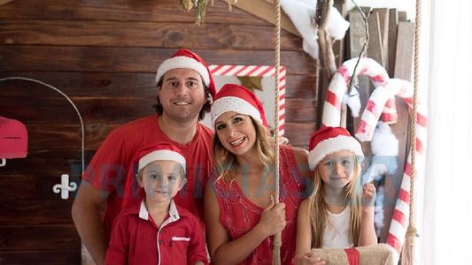 La producción navideña de Fernanda Vives y Sebastián Cobelli con sus hijos