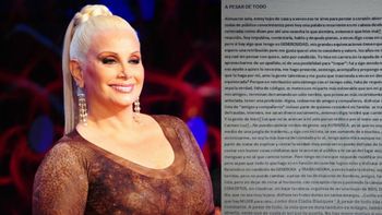 La carta abierta de Carmen Barbieri: A pesar de todo