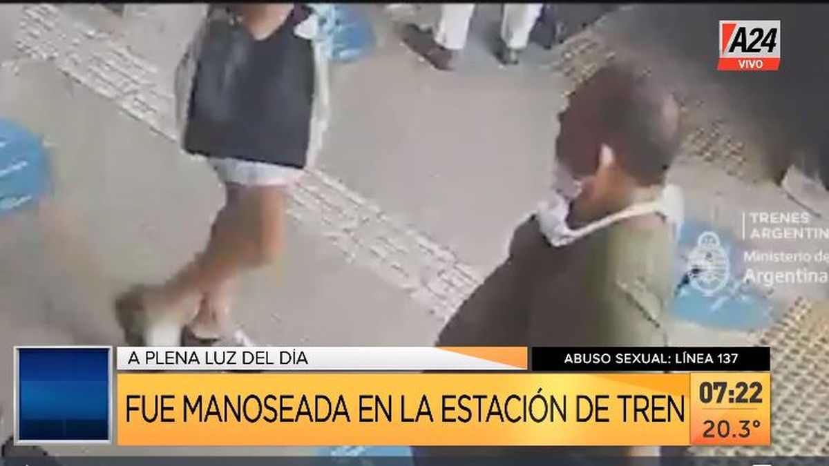 Cayó un hombre por manosear a una mujer en el tren