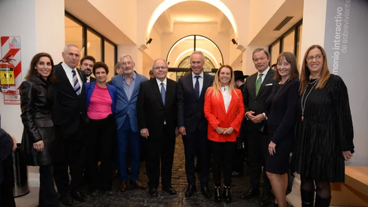 El presidente del Museo del Holocausto, Marcelo Midlin, recibió a una comitiva encabezada por al presidente de Yad Vashem, Dani Dayan