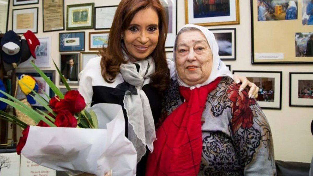 El mensaje de Cristina Kirchner por la muerte de Hebe de Bonafini