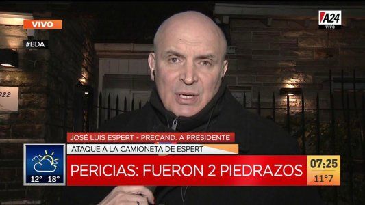 Espert, sobre el ataque que sufrió: Fue un suceso aislado de inseguridad como el que padecen muchos argentinos