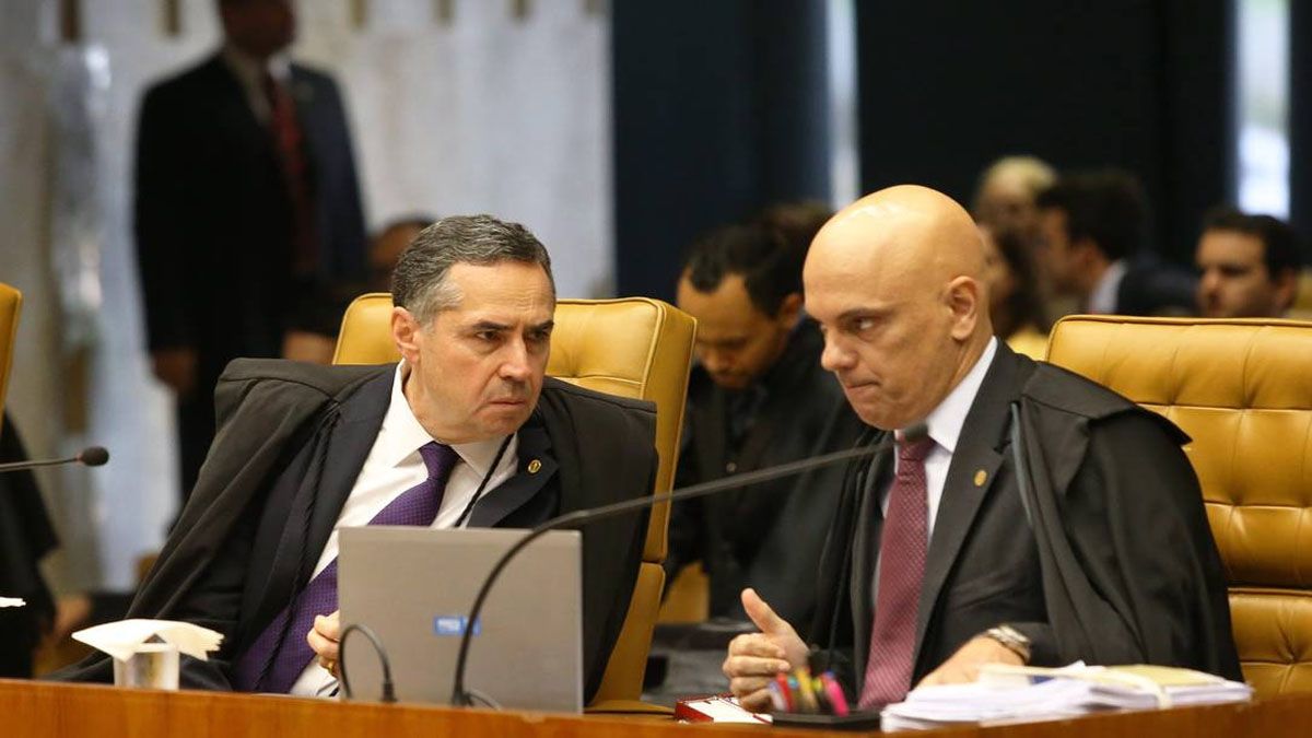 Los jueces Roberto Barroso (izq.) y Roberto Barroso (der.), los integrantes de la Corte Suprema apuntados por Jair Bolsonaro (Foto: Archivo)