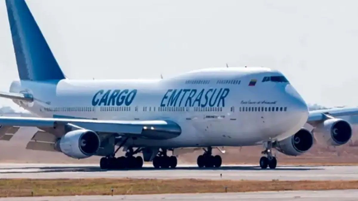 La justicia de Estados Unidos pide que el avión de Emtrasur sea remitido a a ese país desde la Argentina (Foto: Télam)