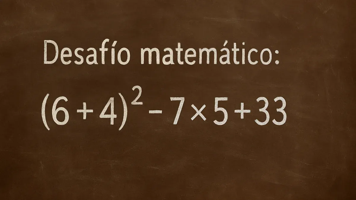 La regla esencial para resolver este desafío matemático es conocido como PEMDAS (por sus siglas en inglés) o jerarquía de operaciones.