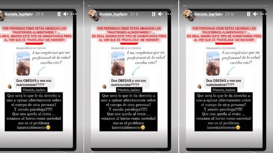 Daniela Lopilato escrachó a una seguidora que la agredió