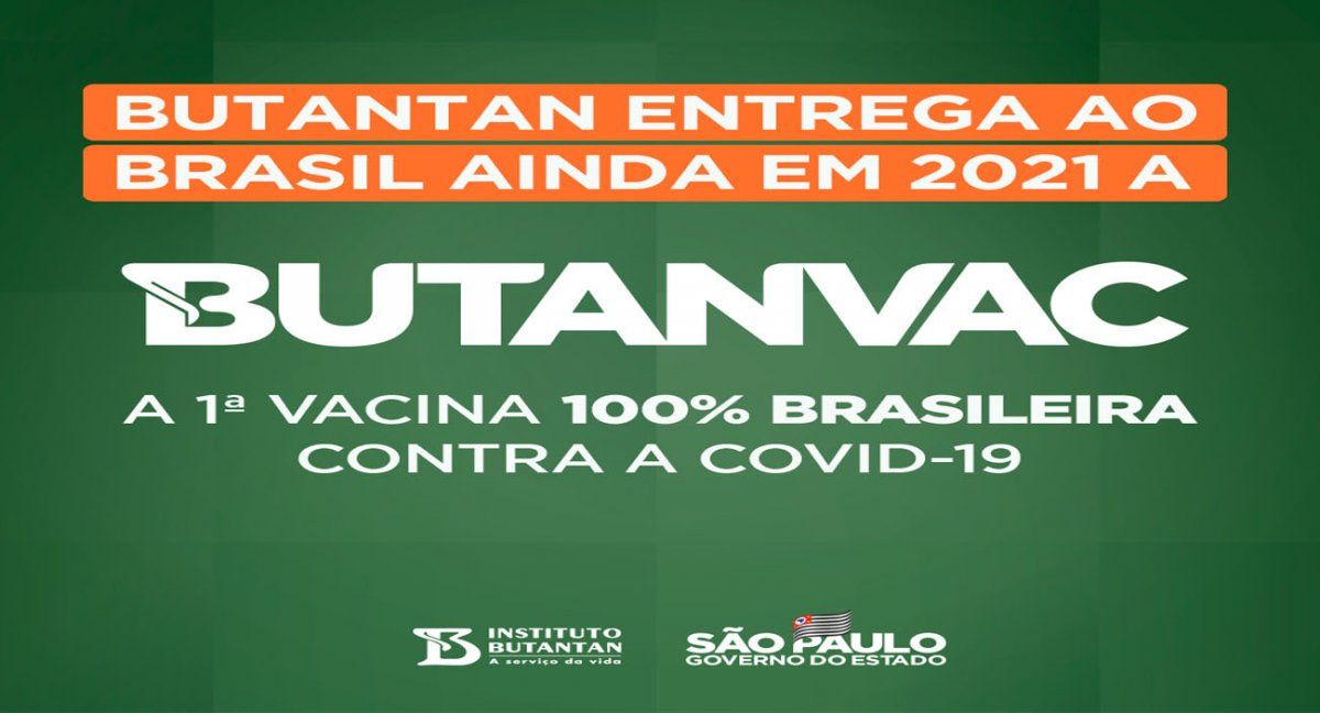 El laboratorio Butantan espera poder entregar 40 millones de dosis contra el COVID-19 para fin de año (Foto: Twitter de Butantan)