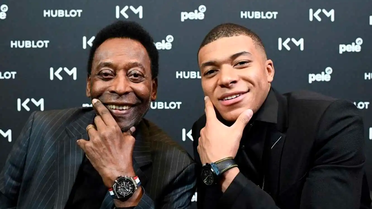 El sentido mensaje de Mbappé por la muerte de Pelé (Foto: Twitter)