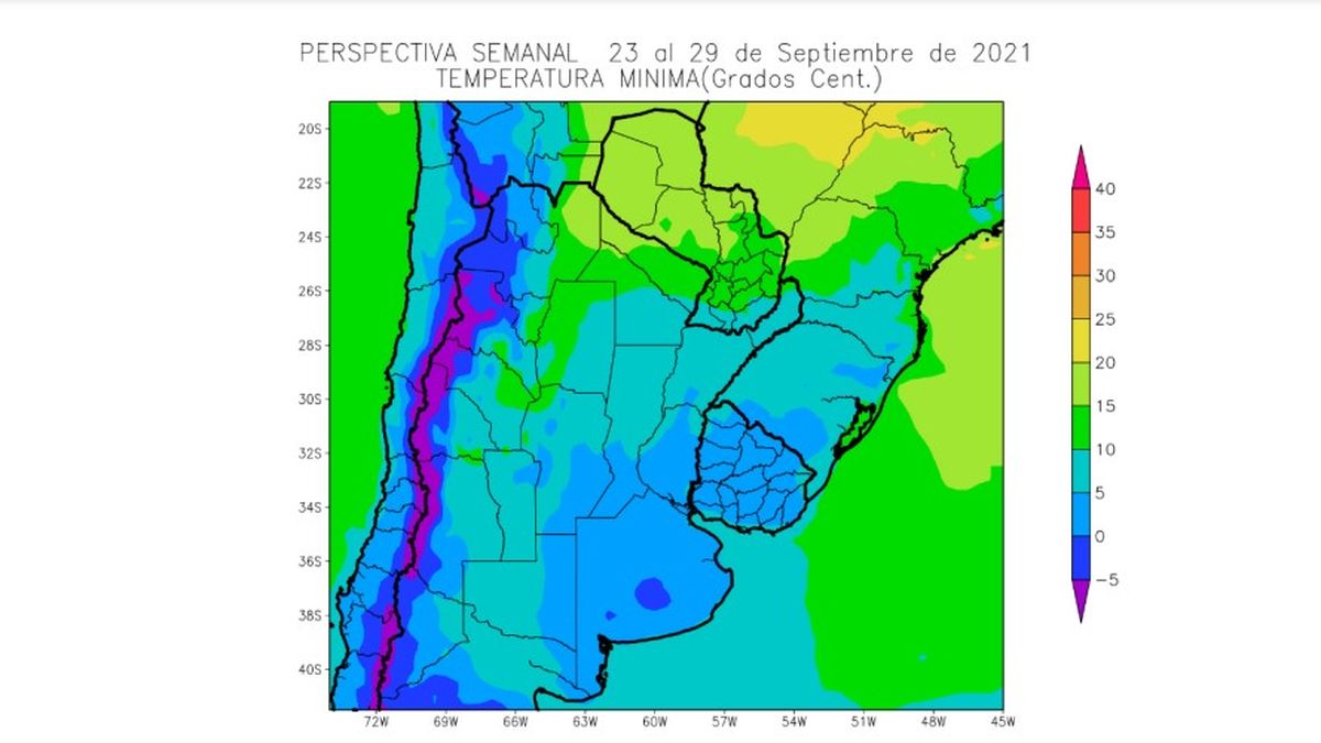 El frío se extendería hasta finales de septiembre. El campo analiza las chances de heladas.