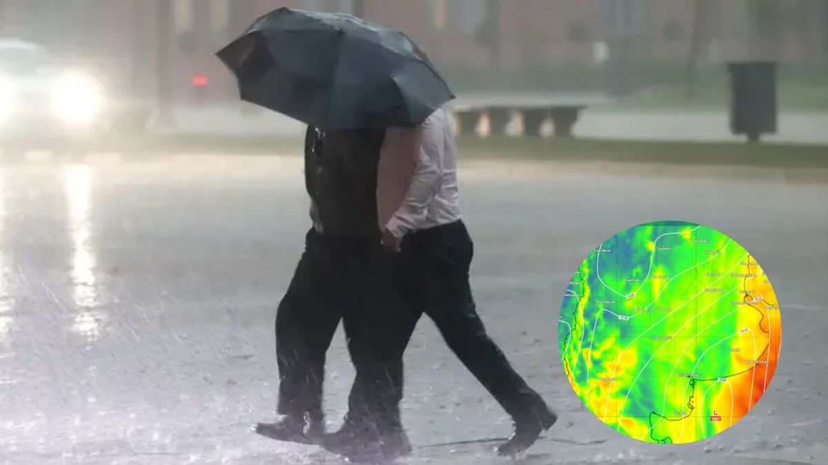 Tormenta de Santa Rosa: el SMN advierte acumulados históricos y ráfagas extremas