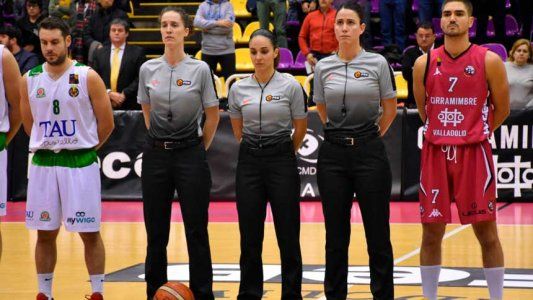 Tres mujeres fueron árbitros de un partido de básquet en España y un entrenador se enojó con que esa fuera la noticia: Si están ahí es porque hicieron méritos