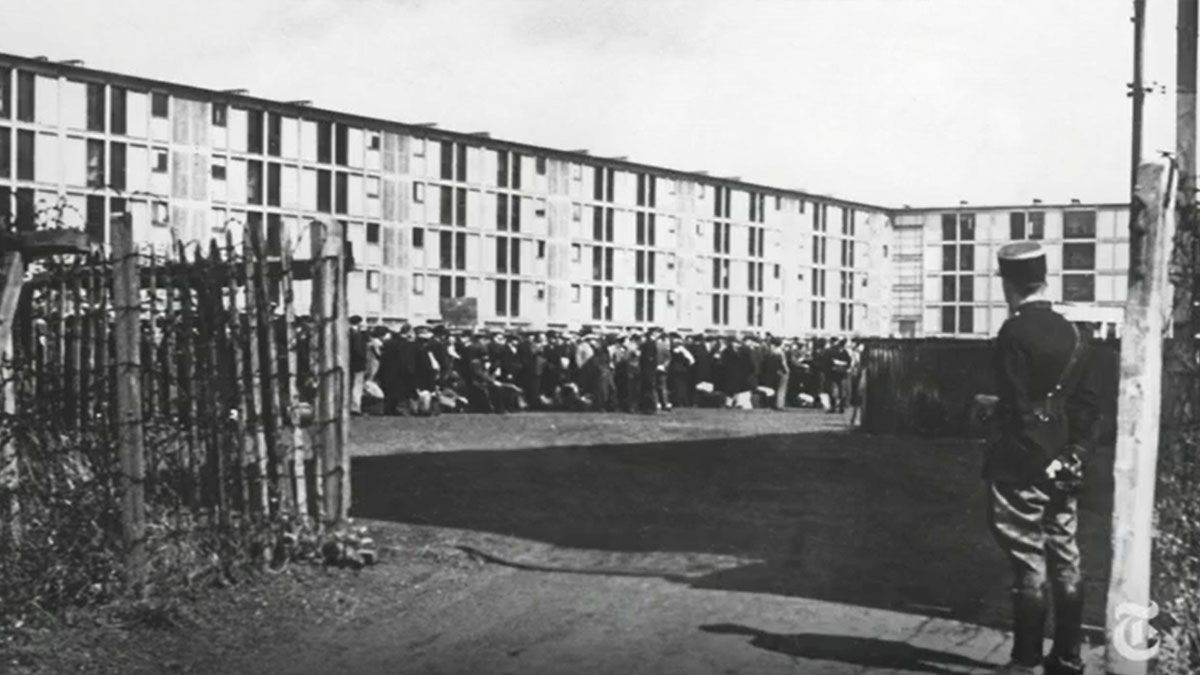 Drancy, antesala para los judíos franceses hacia el destino final en Auschwitz (Foto: Captura de TV)