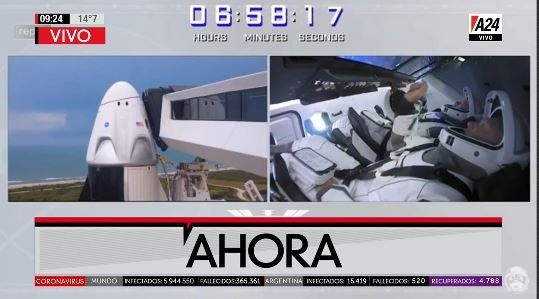 Finalmente, este sábado se realizaría el primer vuelo tripulado de la NASA