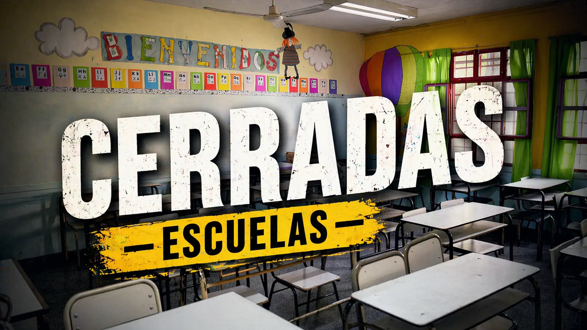 Las escuelas cerrarán del próximo lunes 27 de abril