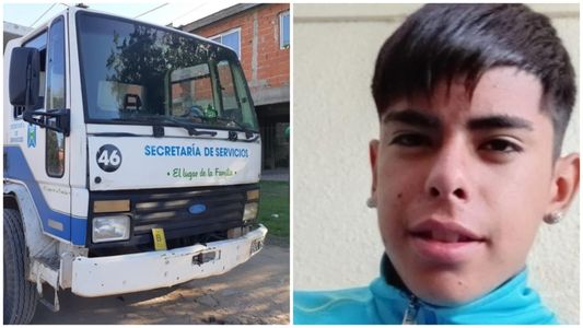 Dolor y bronca en Grand Bourg: Byron tenía 15 años, iba en bicicleta y murió atropellado por un camión de basura
