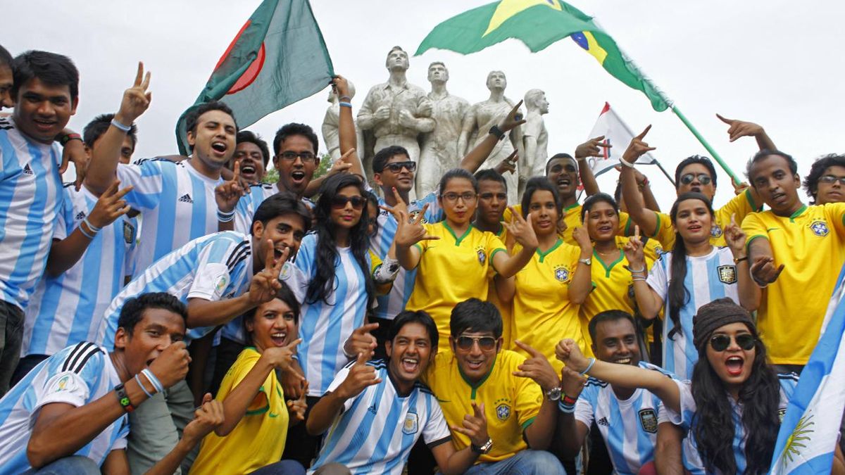 Argentina y Brasil tienen muchos hinchas en Bangladesh y preocupan posibles enfrentamientos tras la final de la Copa América.&nbsp;