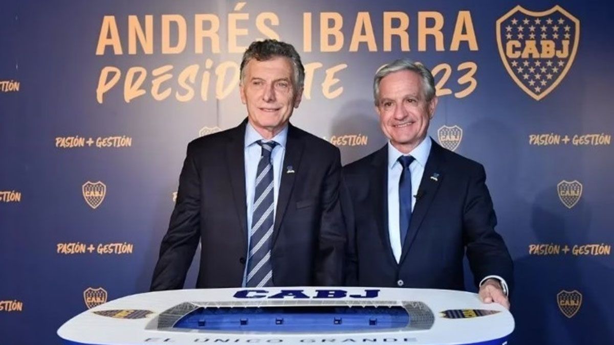 Andrés Ibarra y Mauricio Macri