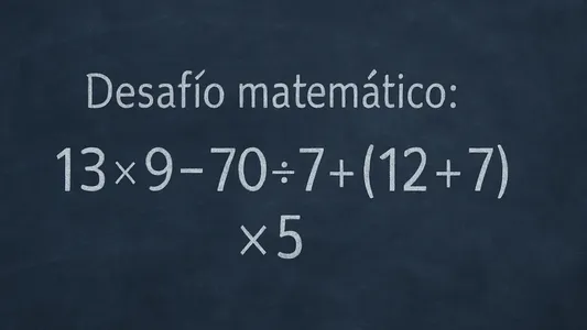 Desafío Matemático: este cálculo con paréntesis para resolver sin apurarte